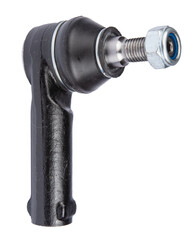 terminal, bushing, ball joint, spare part for car on white background