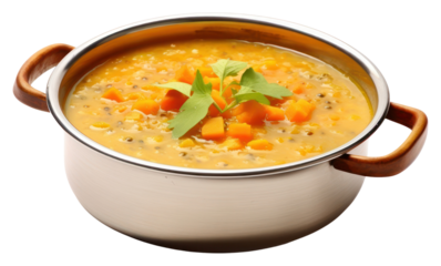 PNG Sambar food stew bowl.