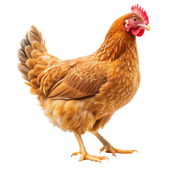 chicken isolated on white