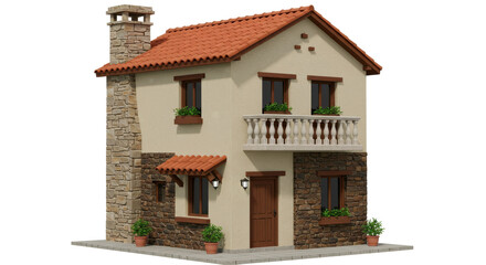 Isolated Cottage House