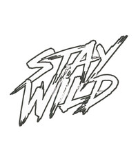Stay Wild Typography - Bold Motivational Quote  for custom t-shirt design 