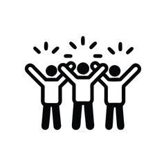 Community best solid icon vector illustration