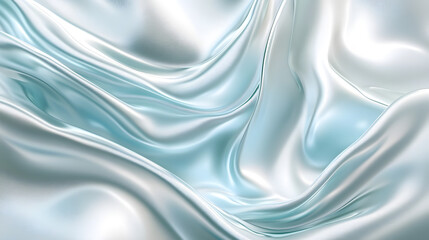 Elegant flowing silk fabric studio textural image soft colors close-up artistic concept