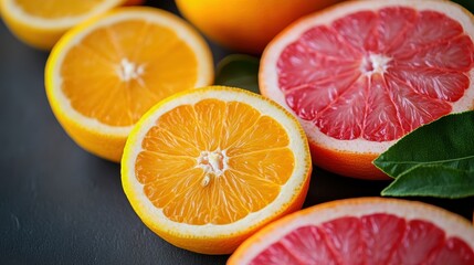 A close-up of vitamin-rich citrus fruits like lemons and grapefruits, ideal for boosting immunity