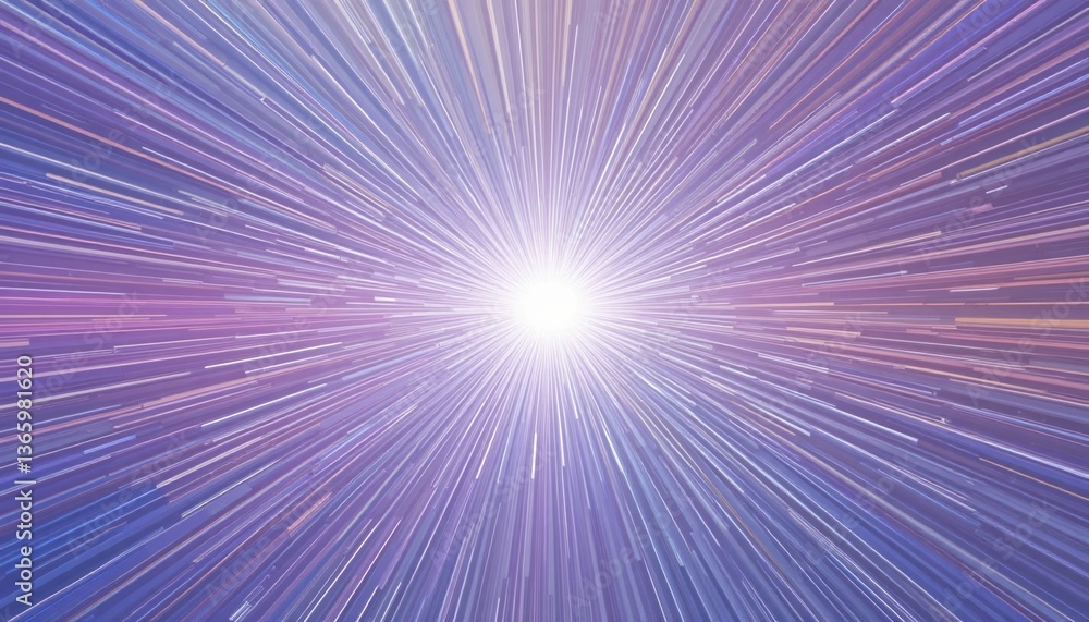 Poster dynamic light burst event cosmic space digital art abstract environment eye-level view creative conc