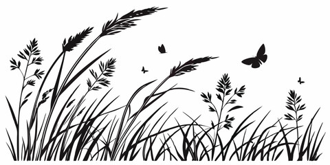 grass natural silhouettes