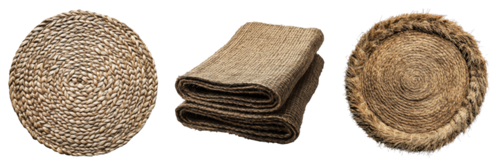 Table mat maintenance isolated on transparent background. PNG ,Set of