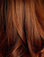 Naklejka premium Close-up of curly hair ,showcasing its rich texture, volume, and natural shine.