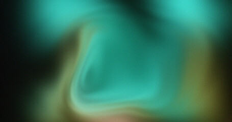 Abstract Teal Green Swirling Blurred Background Texture Gradient Design Art