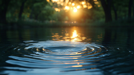 A concept representing sustainable water management with efficient irrigation practices that reduce waste and enhance crop productivity, symbolizing environmental stewardship and agricultural innovati