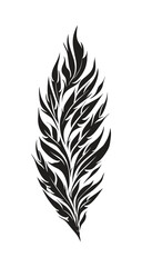 Obraz premium feather vector illustration
