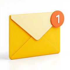 Envelope with letter and message icon