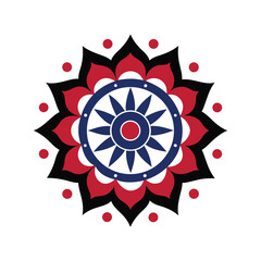 indian mandala vector art design