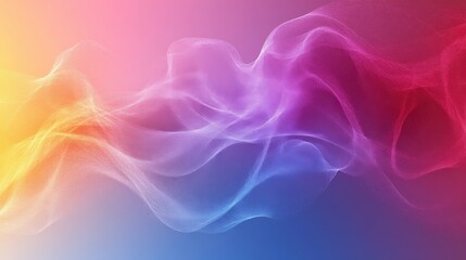 Fototapeta premium Colorful Abstract Wave Background with Gradient and Fluid Movement