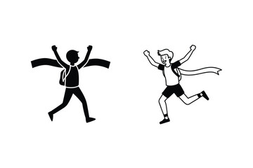 Victory, Runner, Achievement, Finish Line, Success, Race, Goal, Winning, Celebration, Athlete