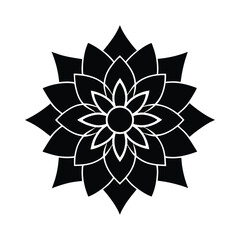 lotus mandala vector art design