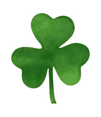 Watercolor Shamrock Icon Transparent PNG