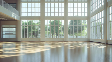Spacious Modern Office With Large Windows