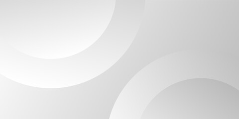 A minimalist abstract background featuring overlapping curves and circular shapes in various shades of gray