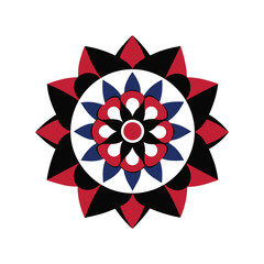 simple mandala vector art design