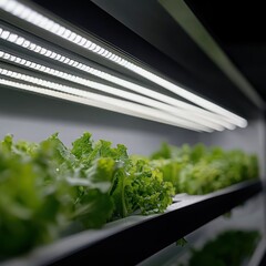Botanical image of cultivated plants thriving in a greenhouse environment.