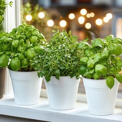 Botanical image of cultivated plants thriving in a greenhouse environment.
