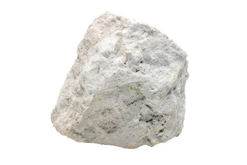 Obraz premium Close-up of Creta mineral, isolated on white background