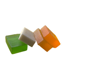 Craft soap isolated on transparent background	