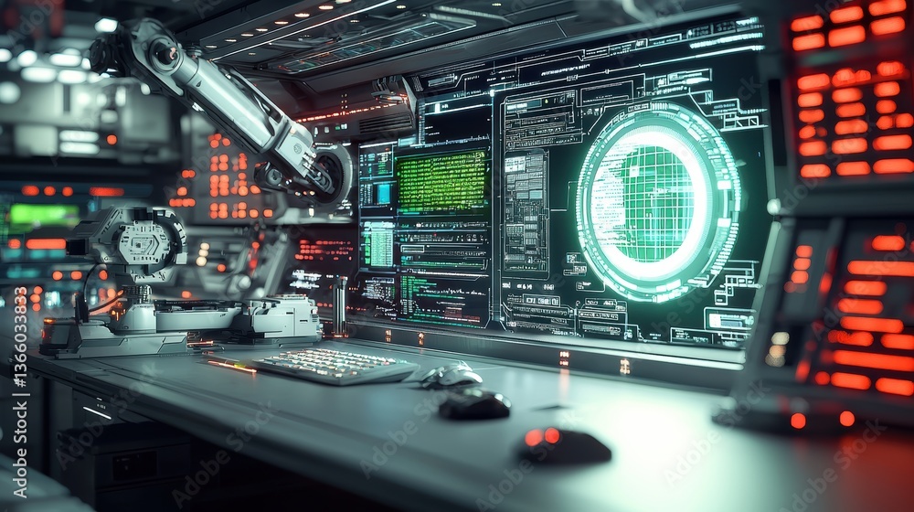Aufkleber data analytics insights concept. futuristic financial insights glowing on a high tech interface