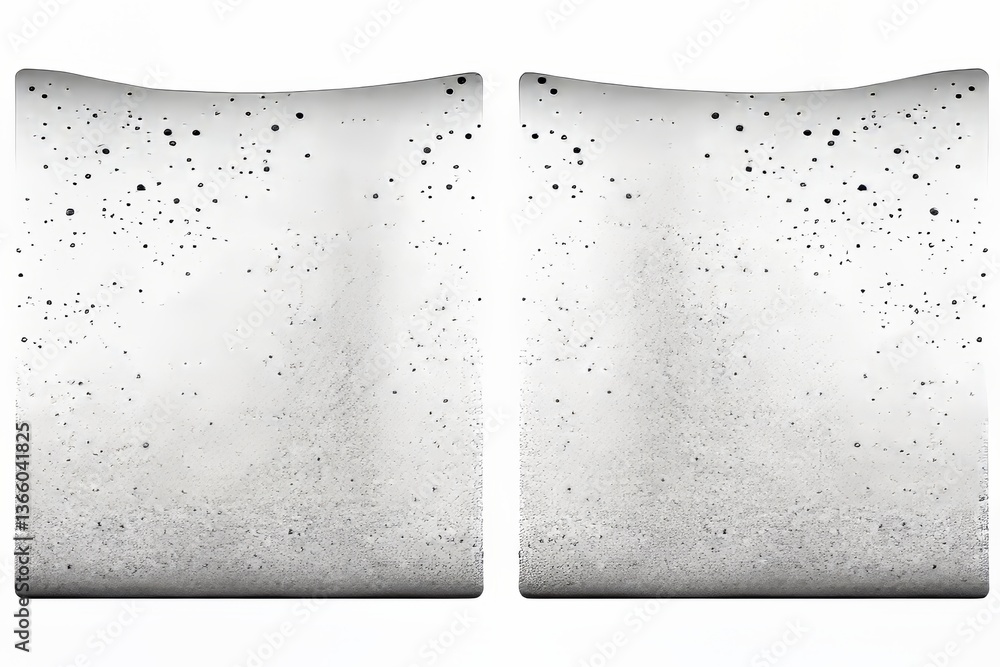 Poster retro grunge pointillism texture with grainy noise in minimalist halftone vector design