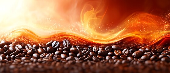 Fiery Coffee Beans.