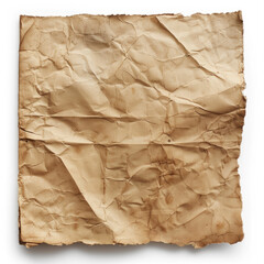 Obraz premium Old paper on white background