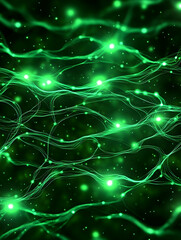 Green illuminated fiber optic network
