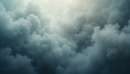 Fototapeta premium Dynamic cloud formation over serene landscape nature photography atmospheric conditions aerial view evocative concept