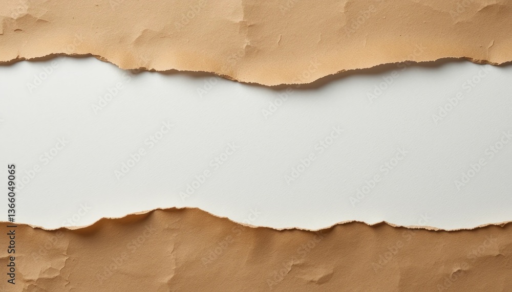 Aufkleber torn paper art creation studio space visual content creative environment overhead view conceptual de