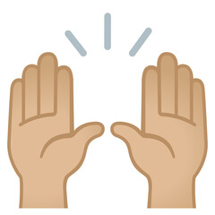Raising Hands
