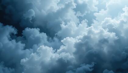 Fototapeta premium Dramatic cloud formation in nature atmospheric scene digital art calm environment aerial view serenity and beauty