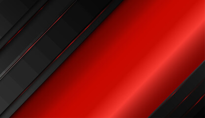 Red metal background with stripes