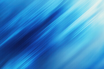 Abstract Blue Motion Blur Background with Diagonal Lines and Smooth Gradient Texture Effect