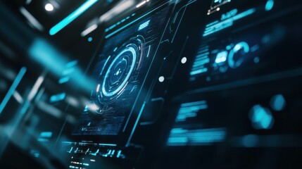 Obraz premium An AI powered chat assistant providing real time customer support and troubleshooting for online services, Customer service technology style, photo of