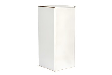 Naklejka premium Blank White Cardboard Box
