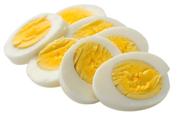Sliced Hard Boiled Eggs