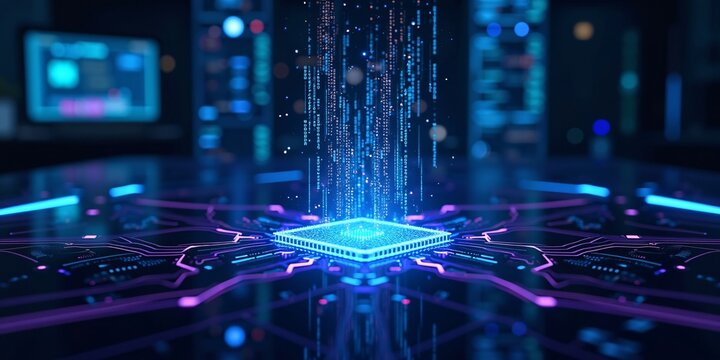 Quantum Computing Data Center with Glowing Circuits