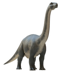 Obraz premium Realistic Depiction of a Brachiosaurus Dinosaur Walking