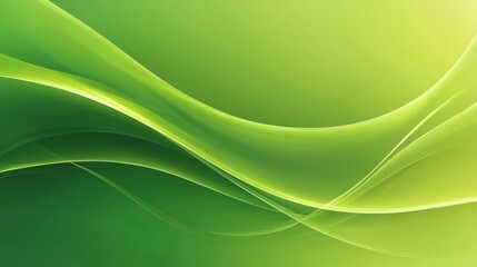 Obraz premium Abstract green curve background, gradient abstract PPT background.