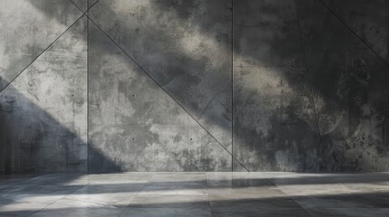 Elegant Abstract Patterns on Grey Background in Modern Style with Rule of Thirds and Ambient Light in Muted Colors