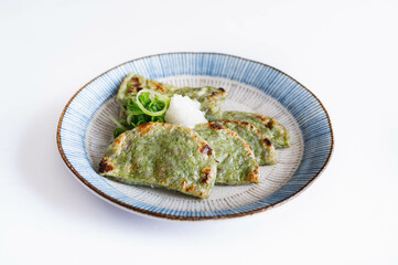 焼いた青のり天