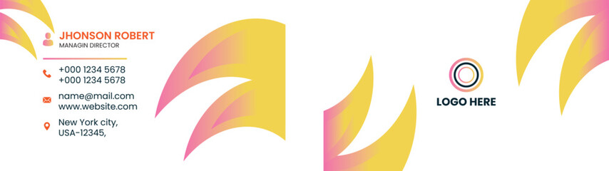 Basic & Modern Business Card Design Template