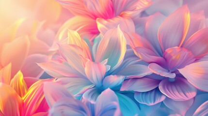 Vibrant Festive Phrases in Symmetrical Vector Design with Pastel Colors and Ambient Light Close-Up Detailing
