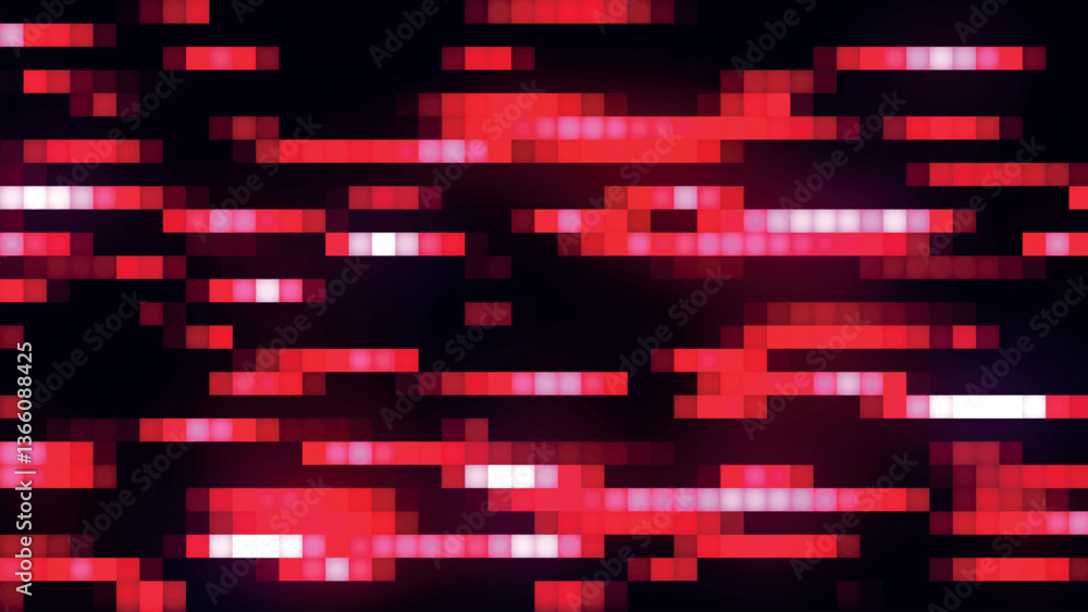 Poster abstract horizontal glowing color lines. multicolored horizontal linear background. abstract gradien